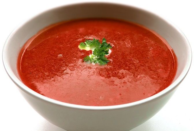 zupa krem z pomidorów i papryki