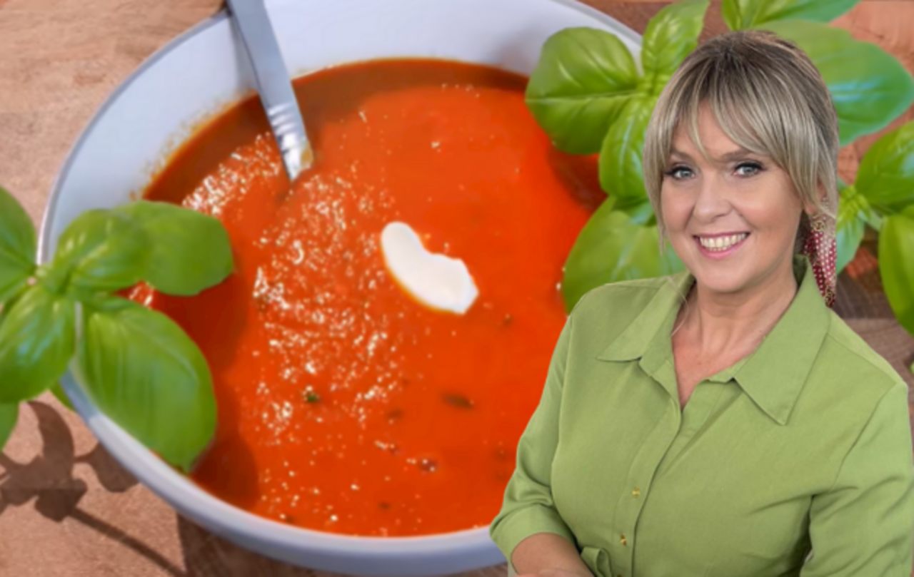 Ewa Wachowicz i zupa pomidorowa