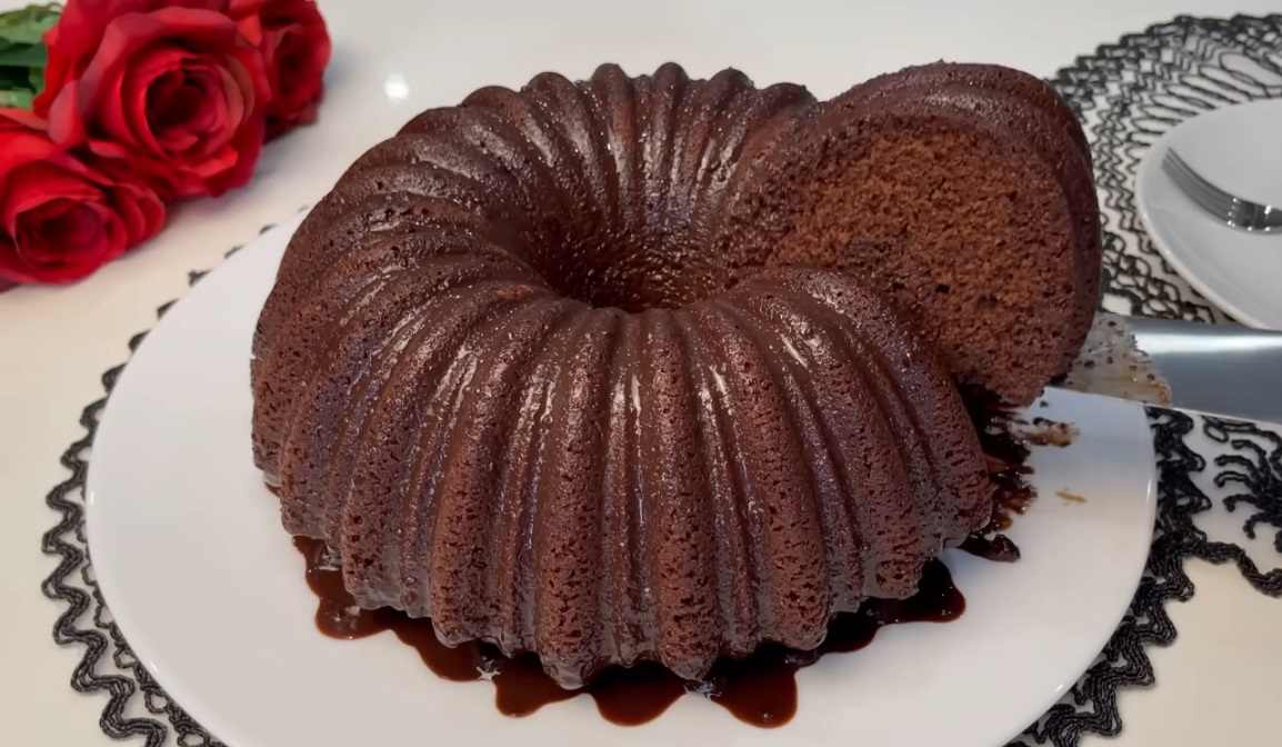Mocno czekoladowe ciasto