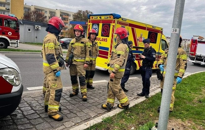 19-latek podpalił się na stacji benzynowej w Bydgoszczy