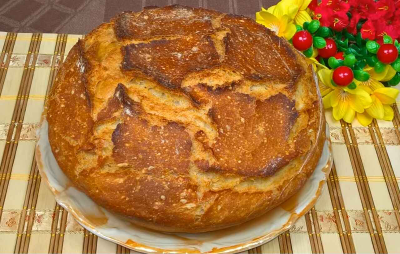 chleb z naczynia żaroodpornego