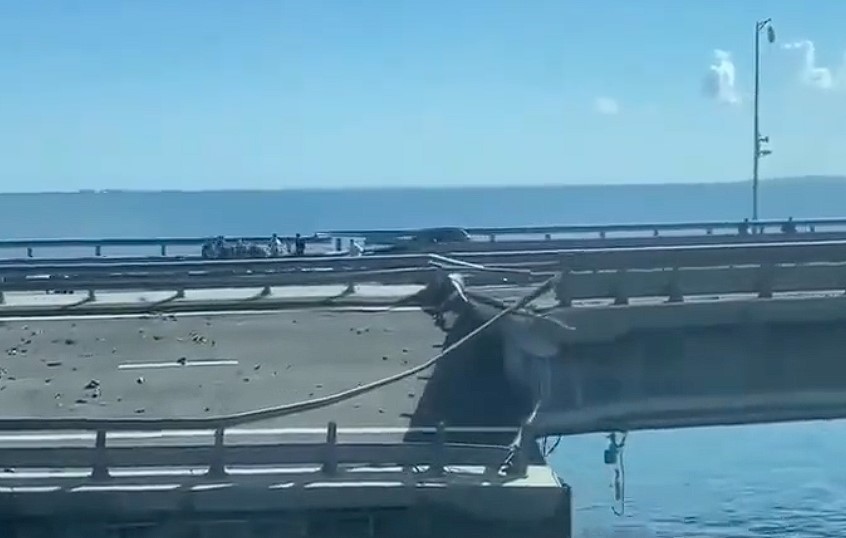 Kolejna eksplozja na moście krymskim