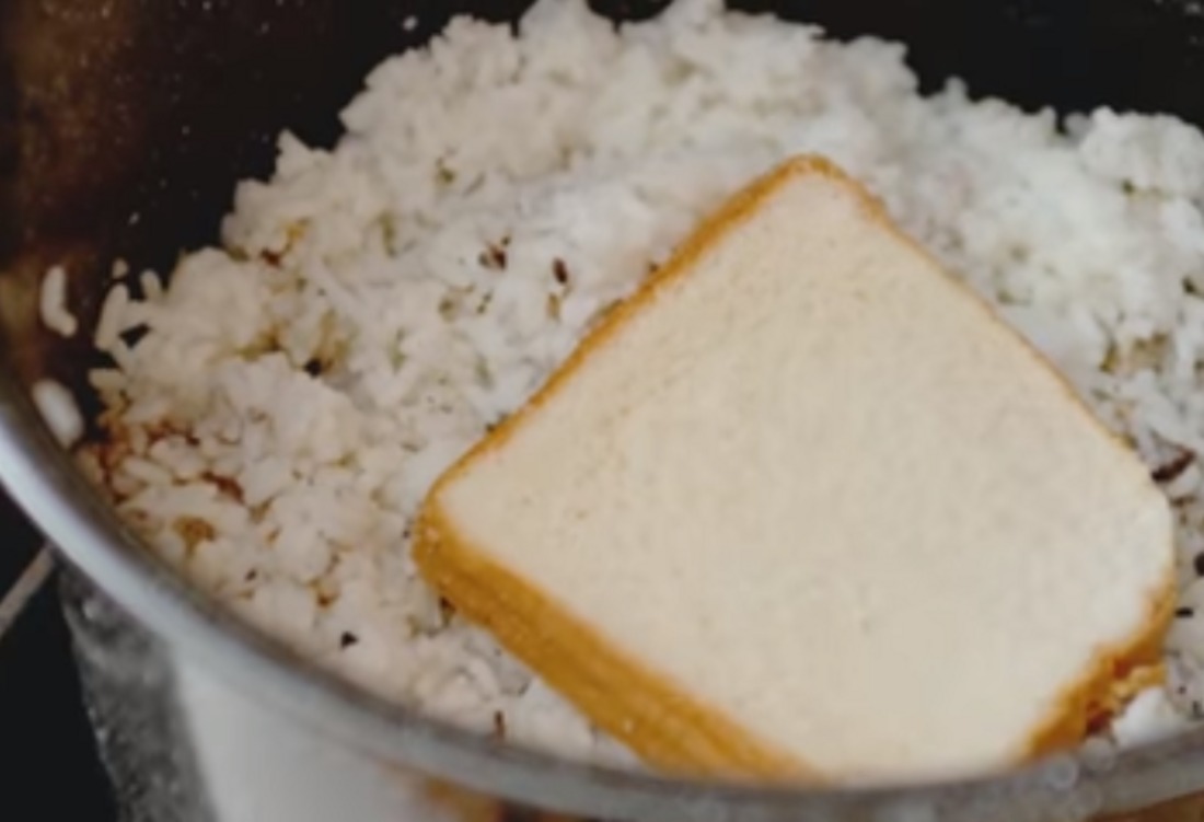 kromka chleba na ryżu