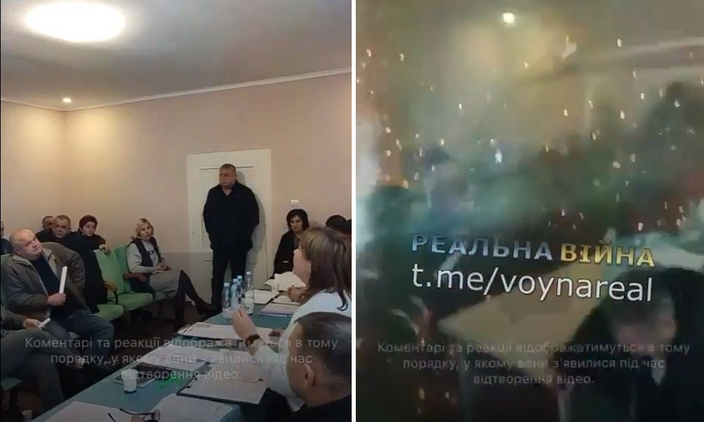 Eksplozje trzech granatów na sesji rady wsi na Ukrainie