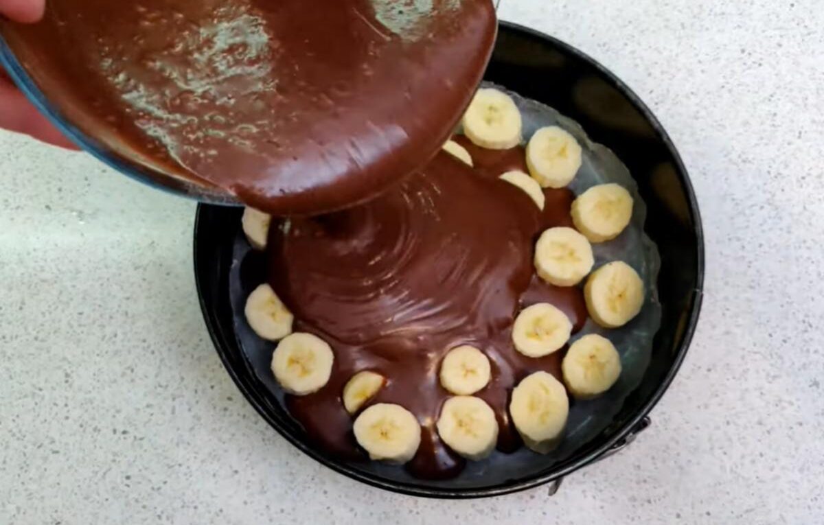 ciasto czekoladowe z bananami bez pieczenia