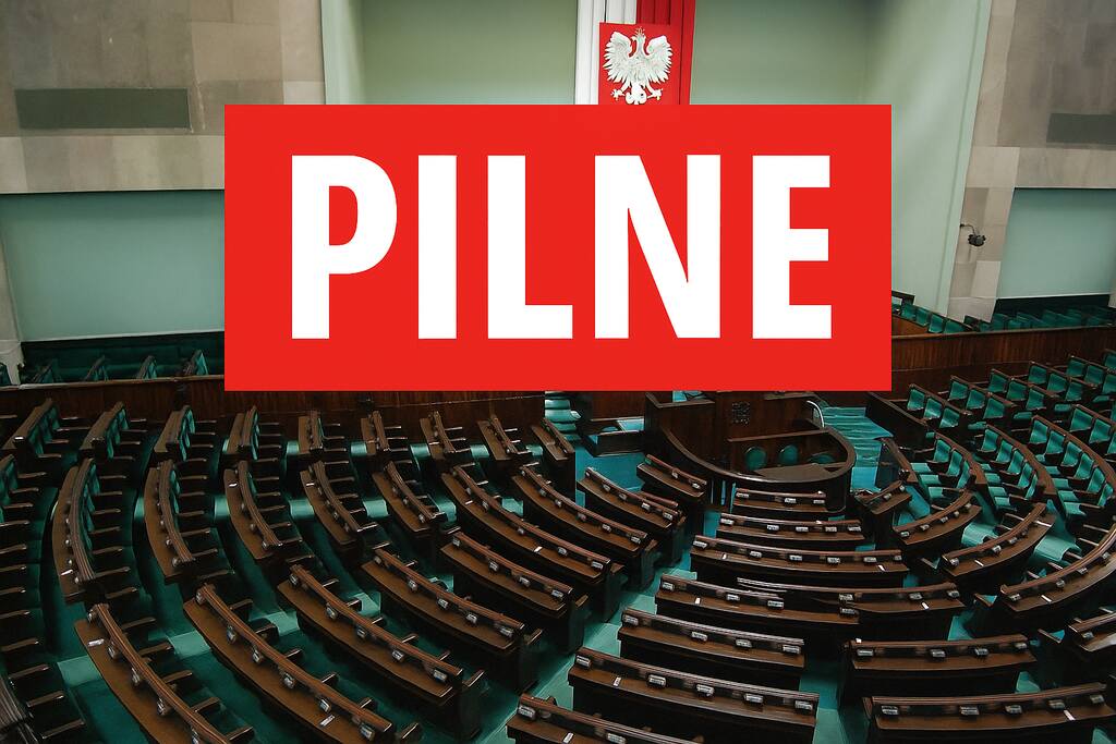 Bomba w Sejmie. Zatrzymano mężczyznę