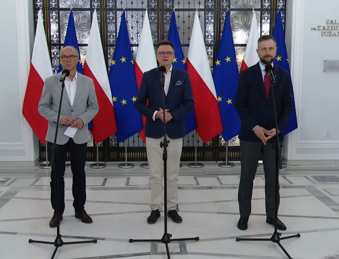 Konferencja prasowa po spotkaniu ws. rekonstrukcji rządu