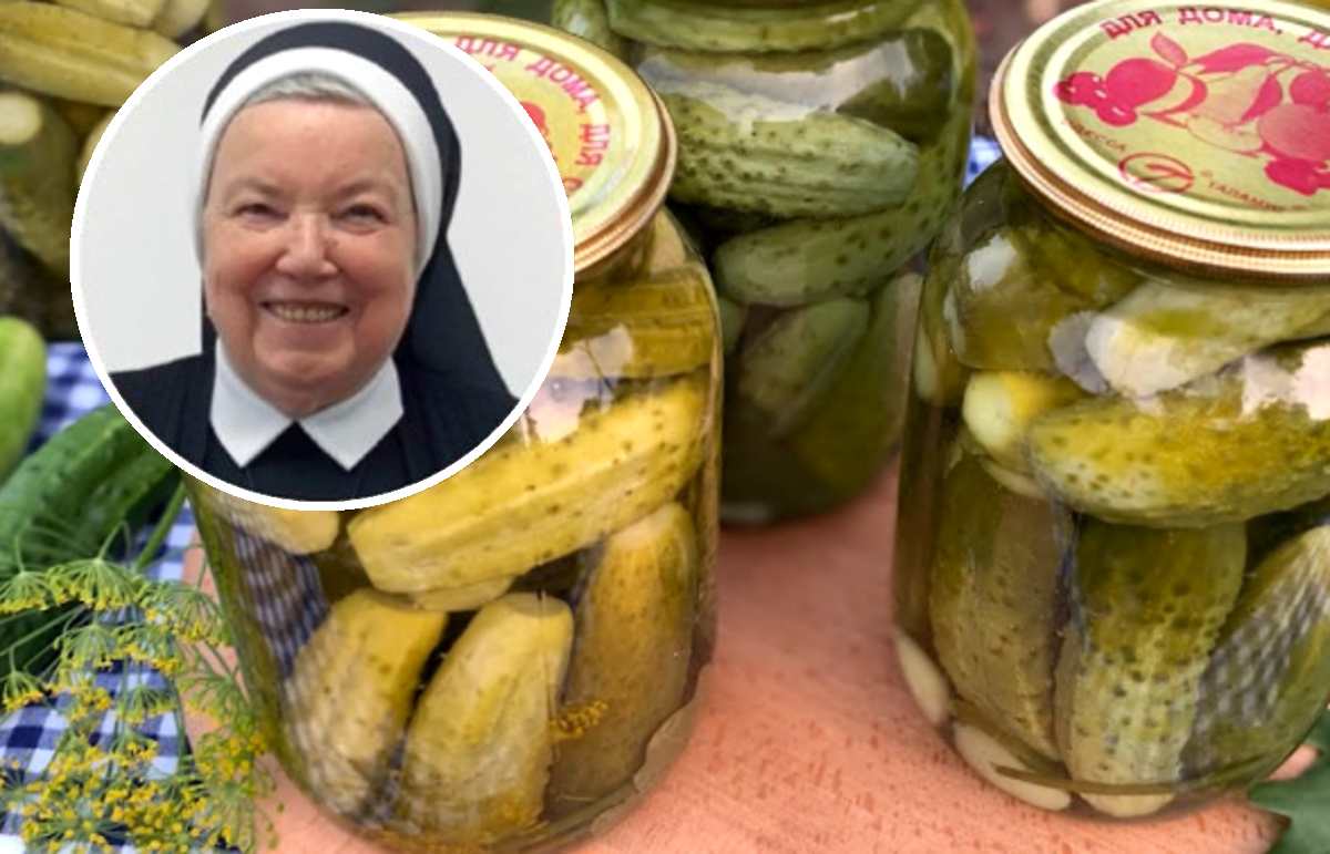 ogórki kiszone przepis Siostra Anastazja
