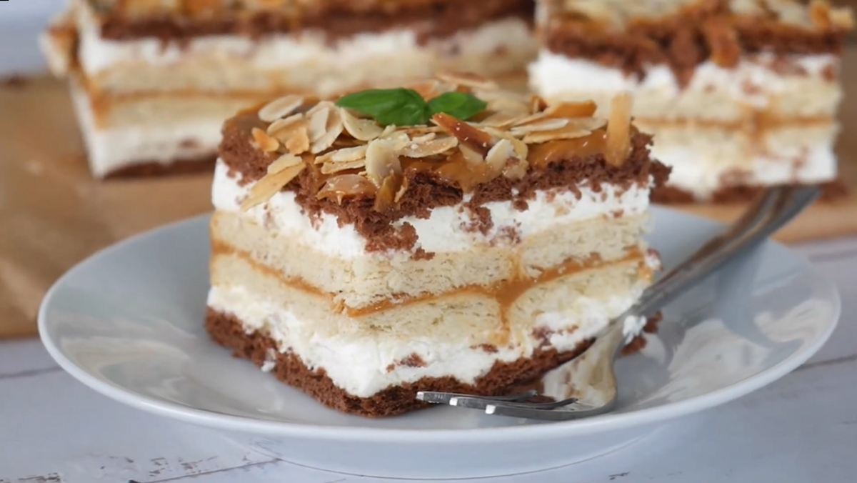 ciasto Krówka bez pieczenia