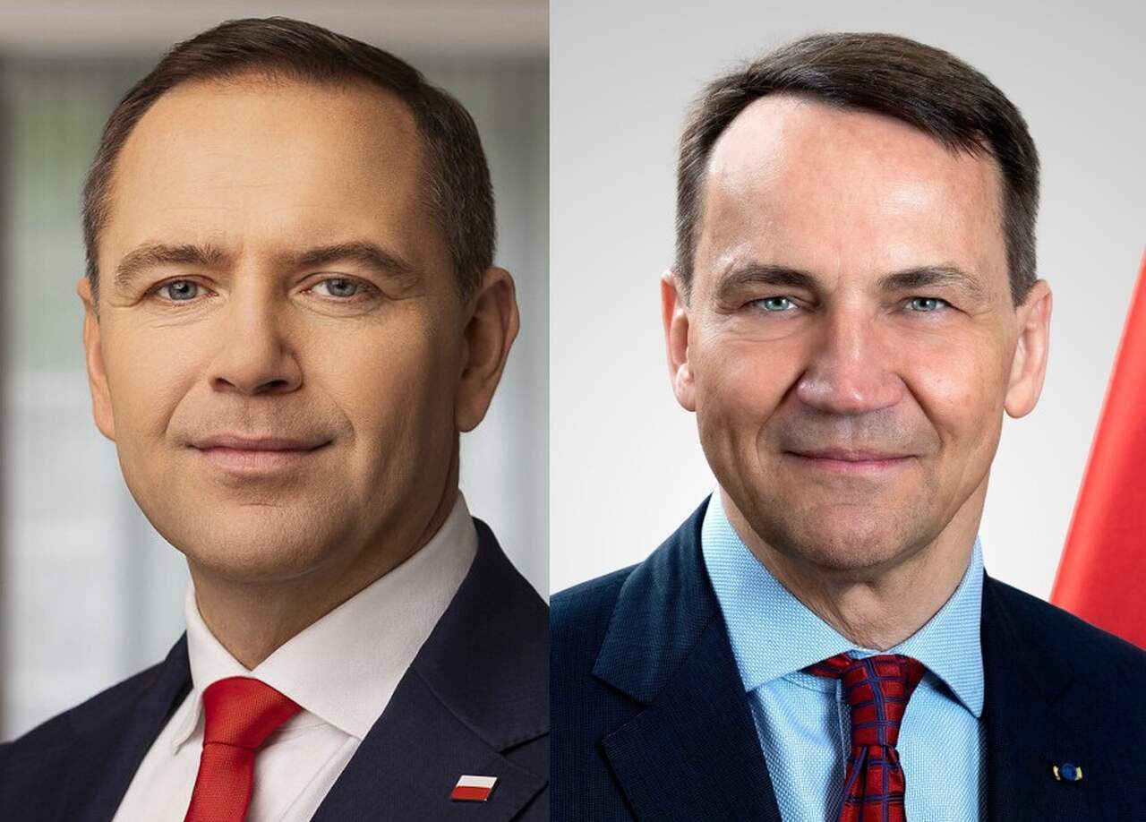 Sprzeczka Sikorskiego z Nawrockim