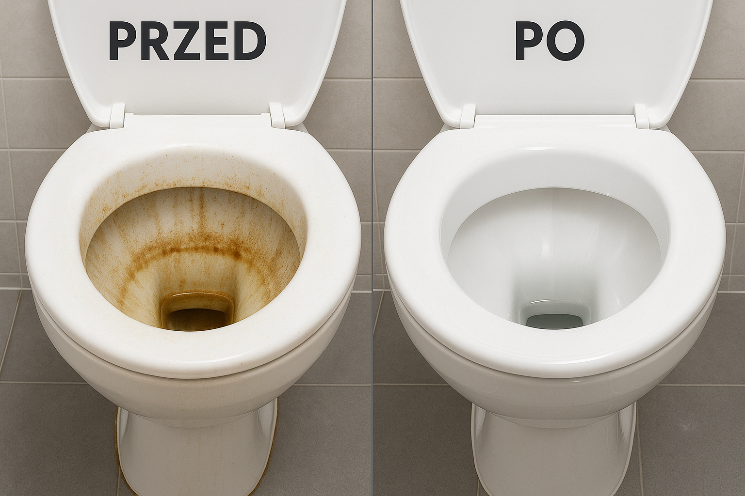 zakamieniona toaleta