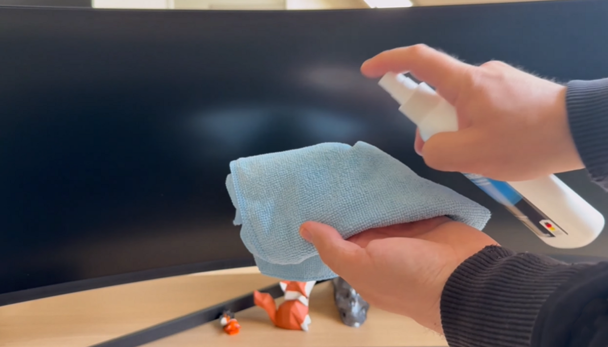 czym nie myć ekranu telewizora