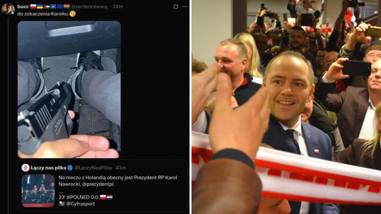 Groźby wobec Nawrockiego