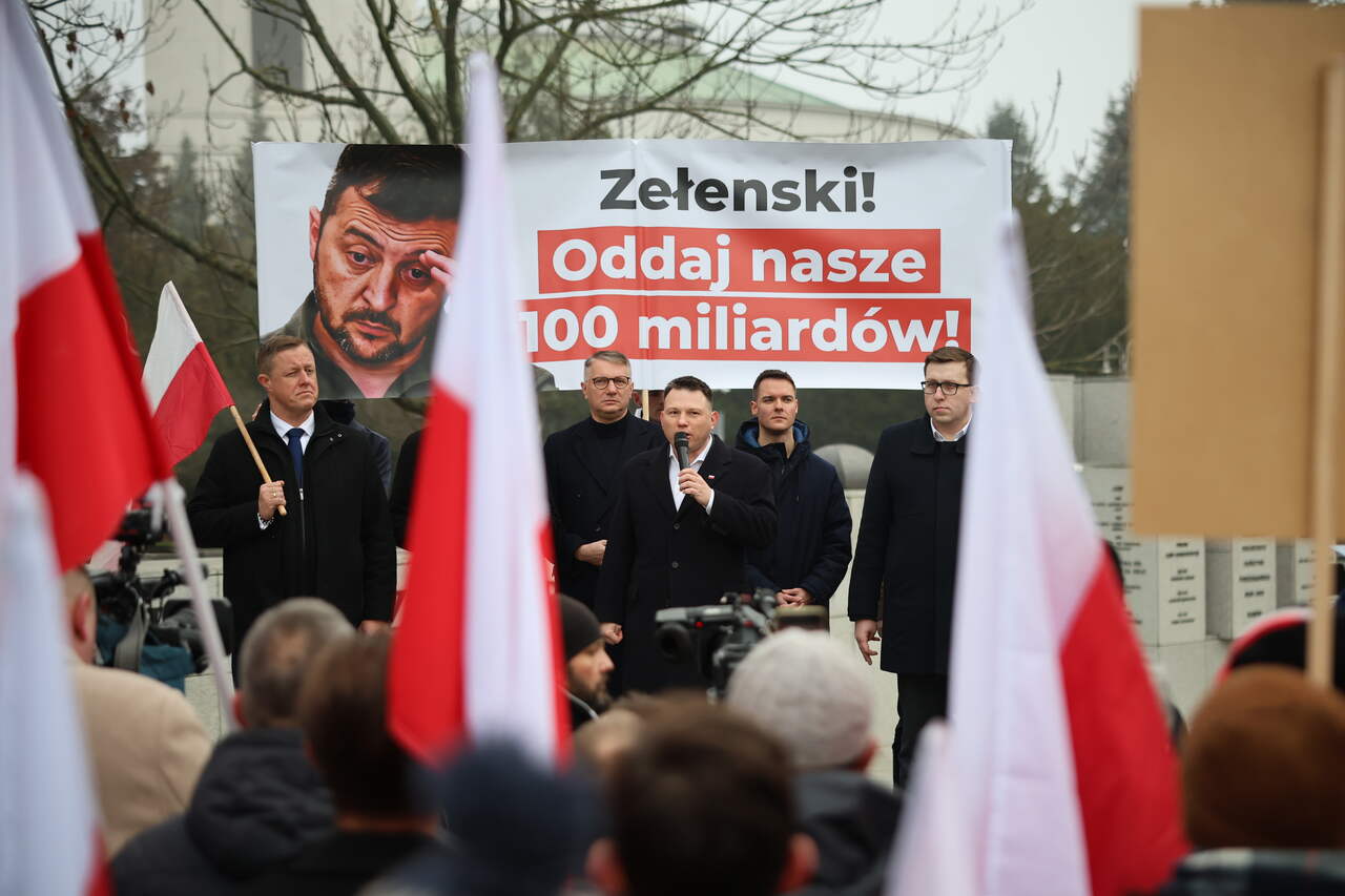 Konferencja Mentzena przy okazji wizyty Zełeńskiego