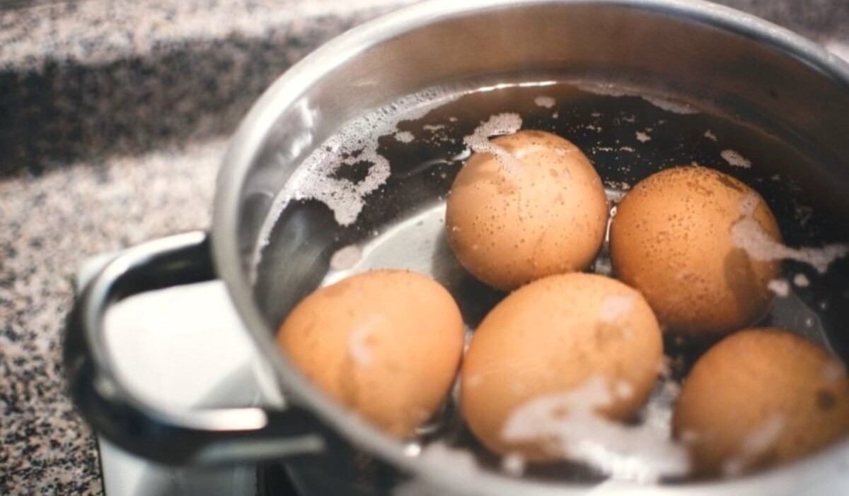 woda z gotowania jajek