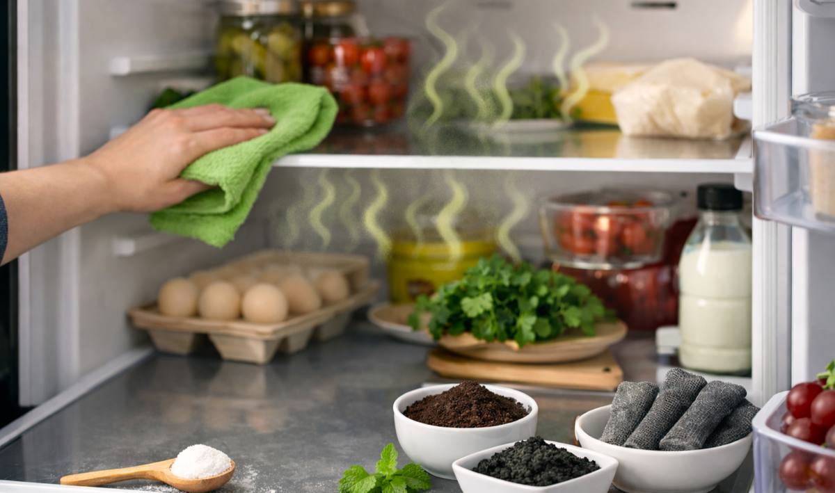 jak usunąć brzydki zapach z lodówki