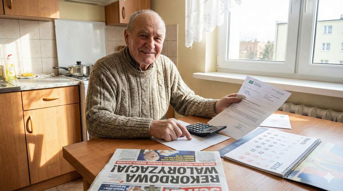 Seniorzy zyskają więcej niż obiecywano. Nowe wyliczenia waloryzacji na 2026 rok
