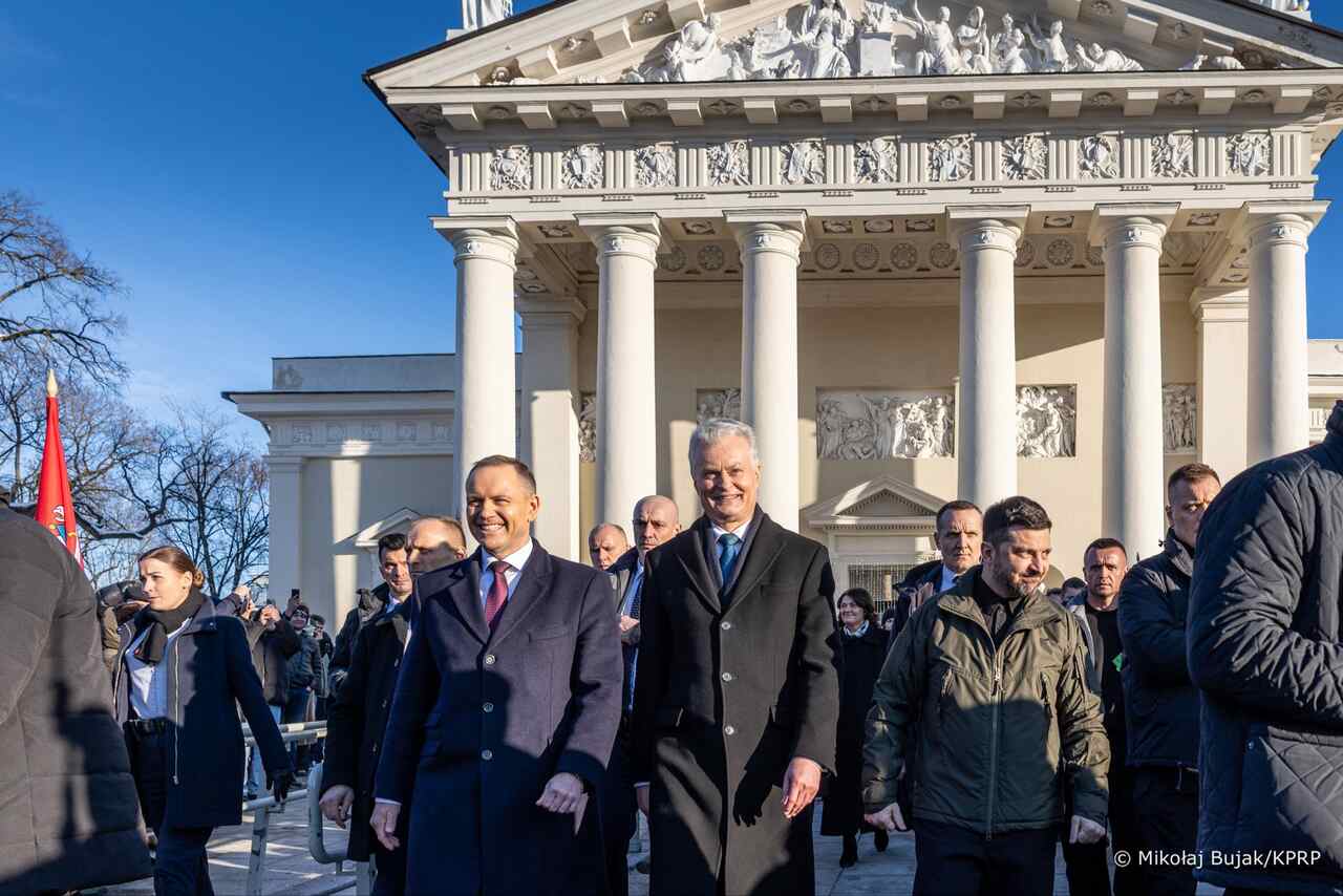 Nawrocki powiedział to przy Zełeńskim