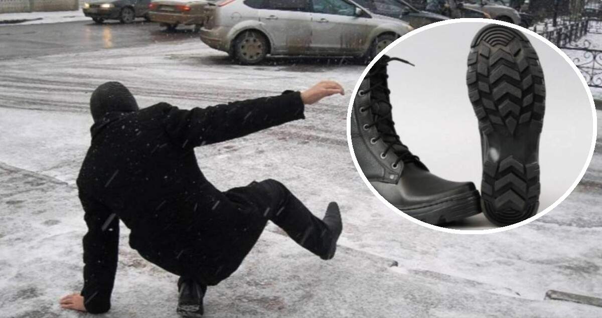 jak uniknąć upadku na lodzie