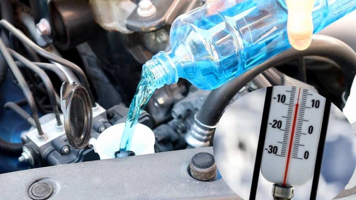 zimowy płyn do spryskiwaczy