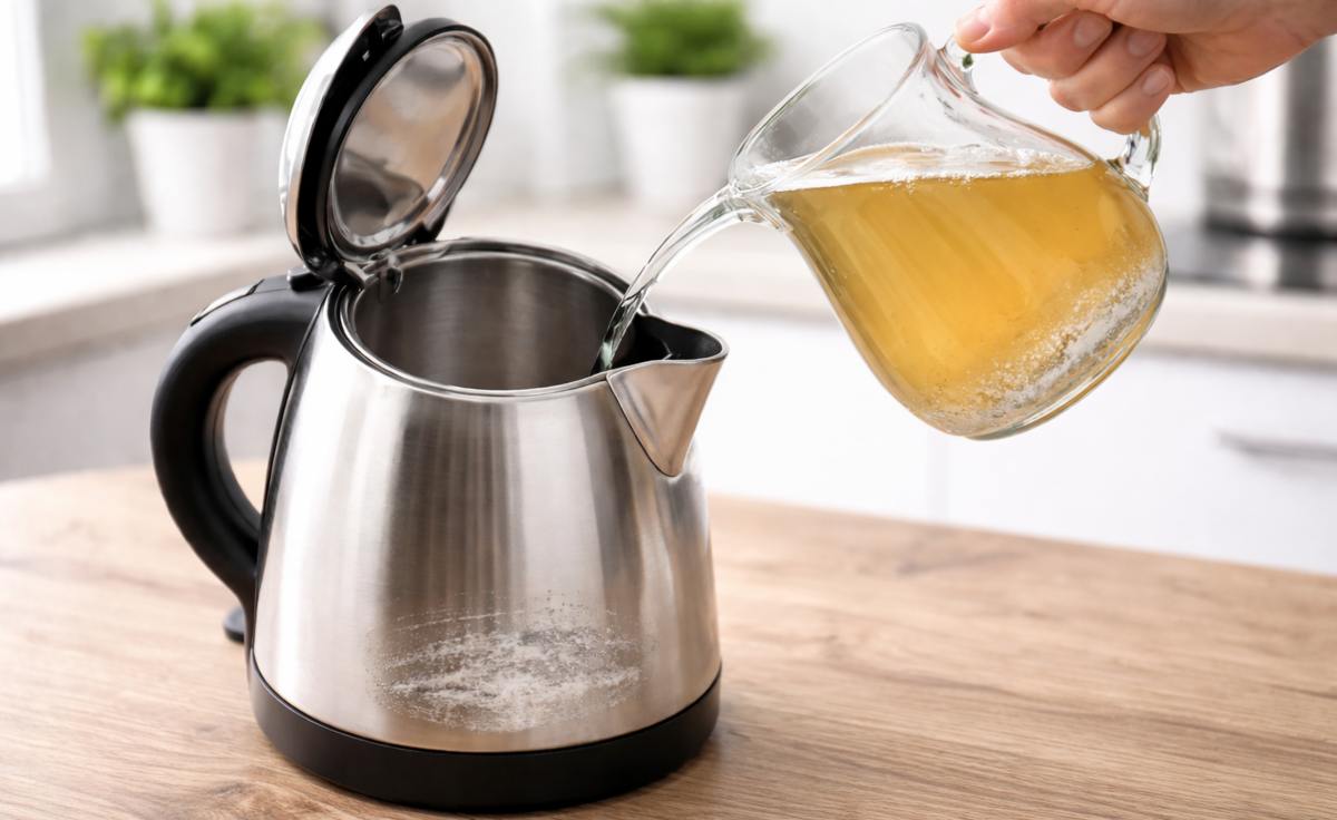 odkamienianie czajnika