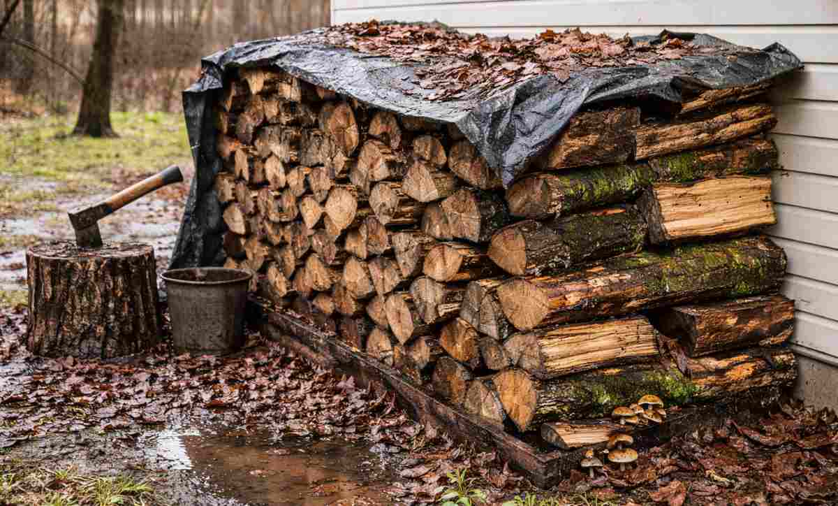 przechowywanie drewna na opał