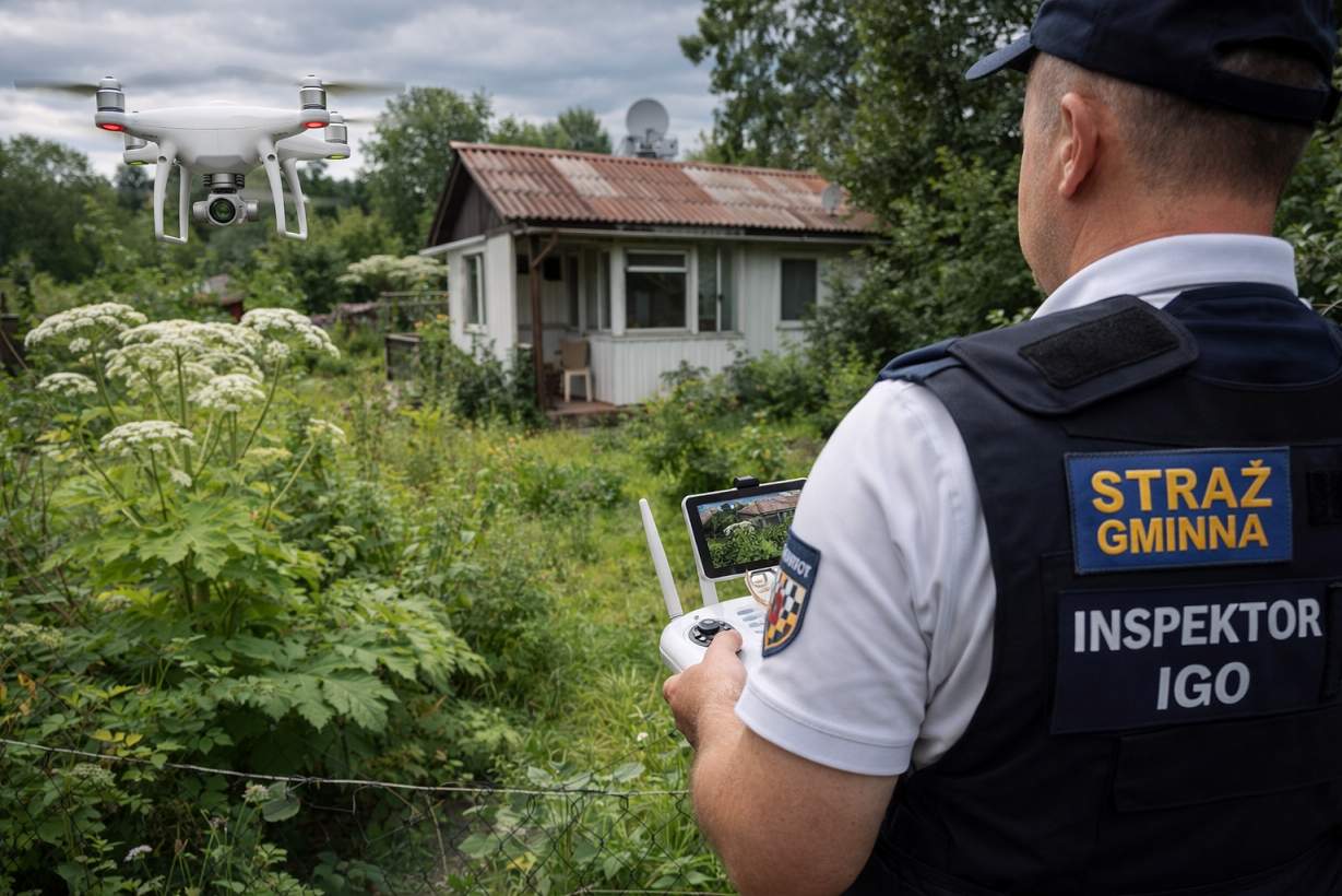 zakazane rośliny na działce