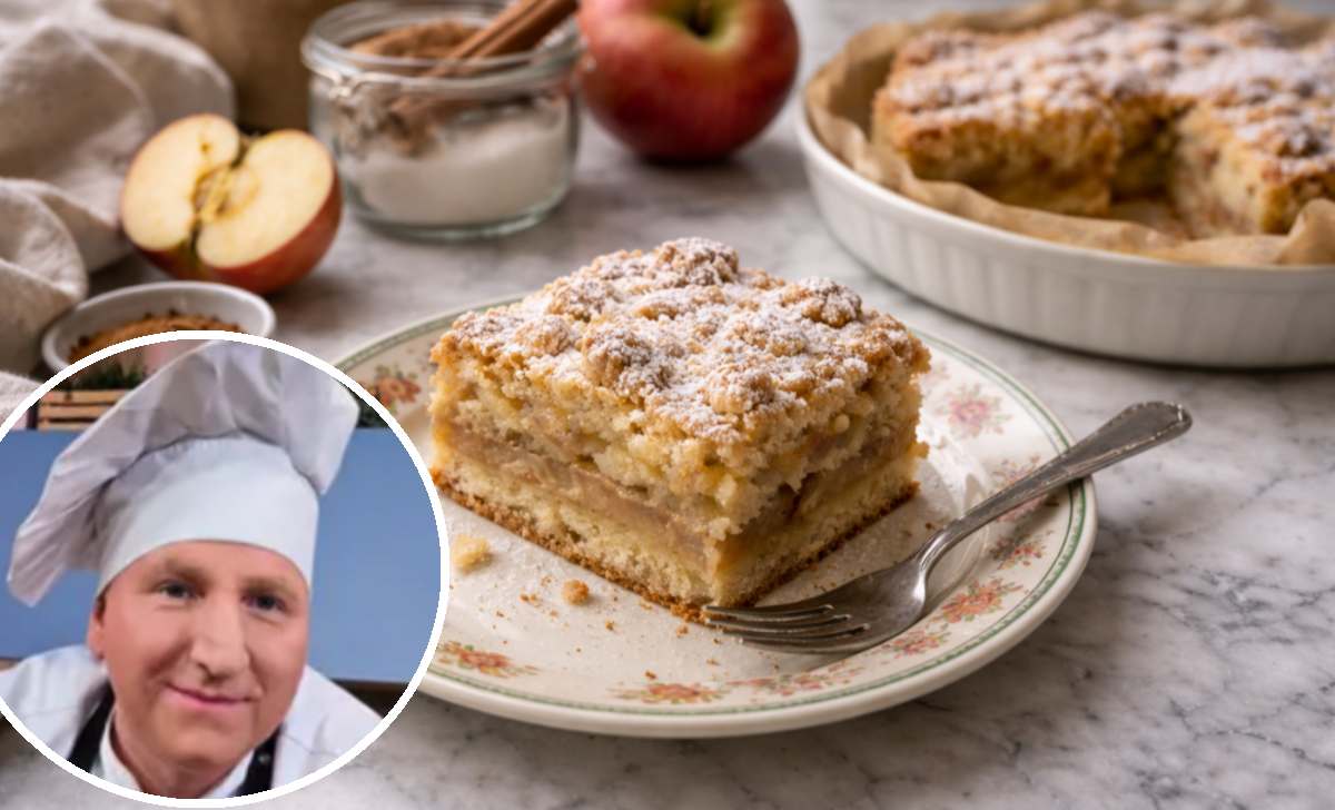 Przepis Remigiusza Rączki na szarlotkę