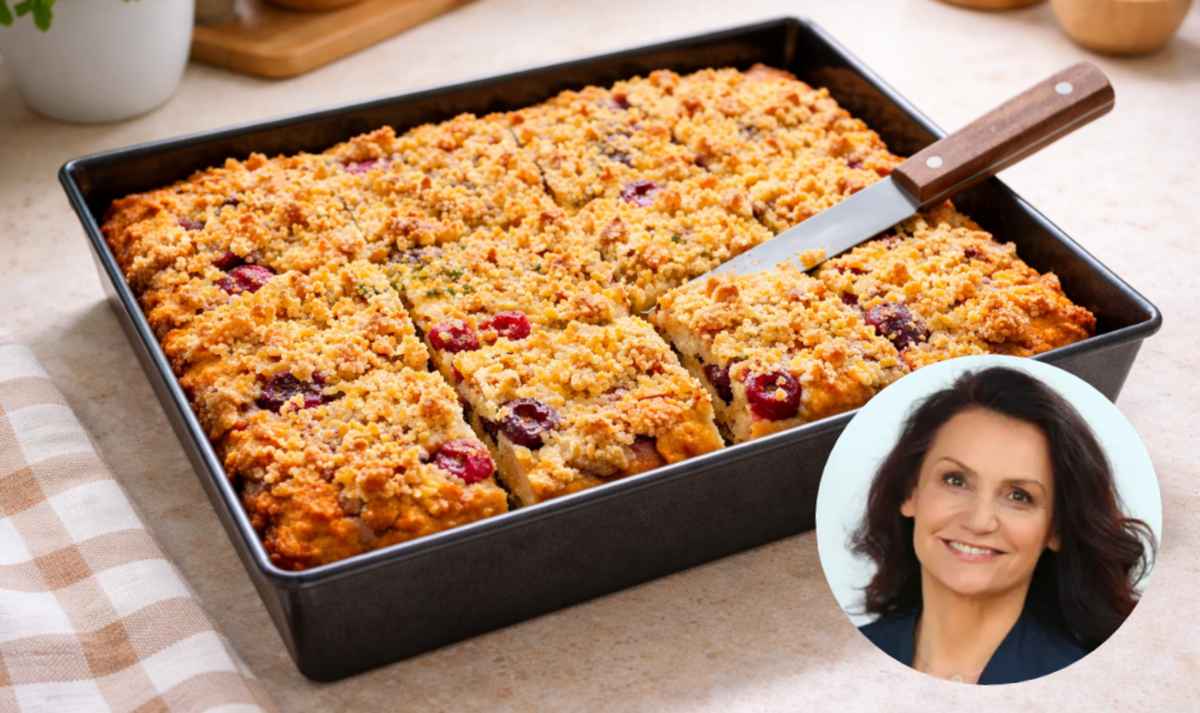 przepis Małgorzaty Pieczyńskiej na drożdżówkę z owocami