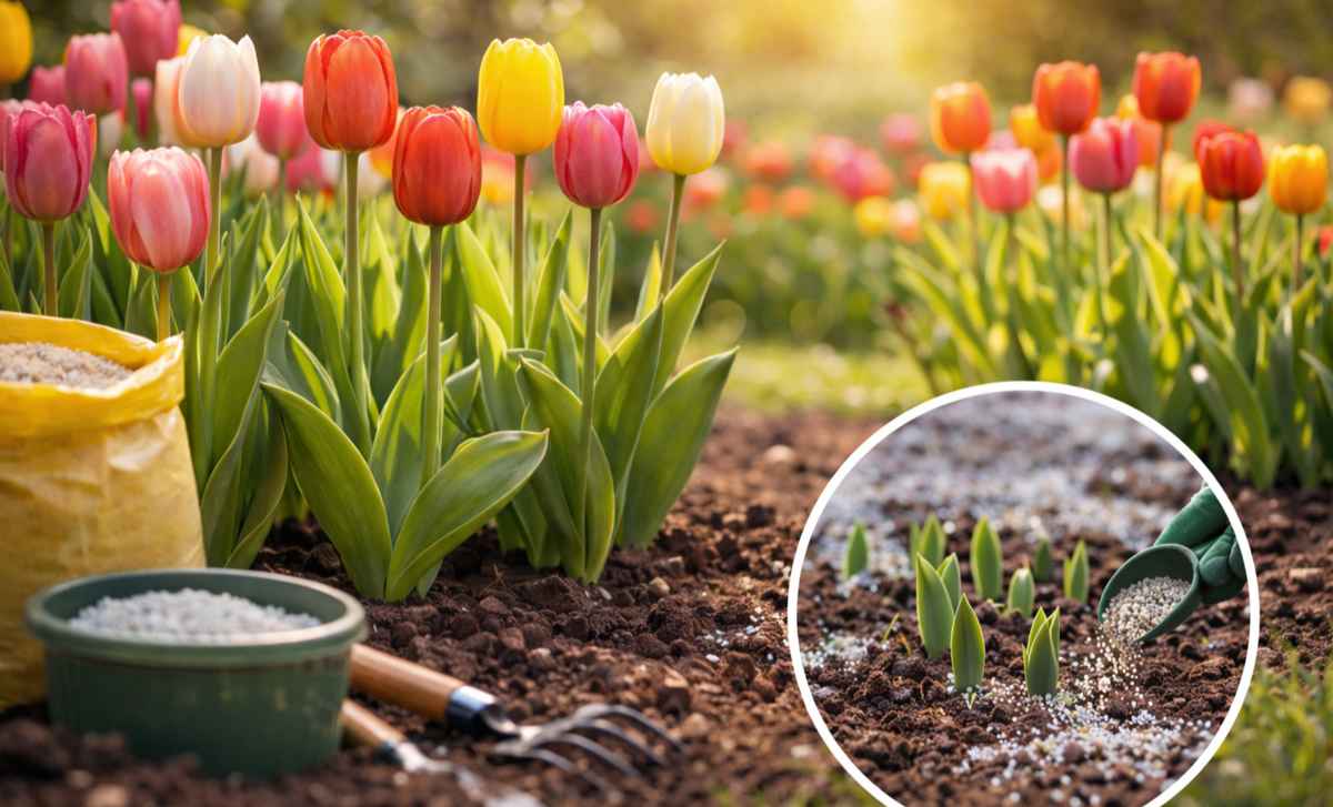 wiosenne nawożenie tulipanów