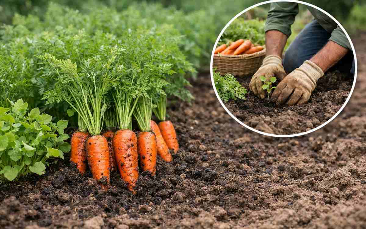 Co posadzić przy marchewce, by była słodka i zdrowa