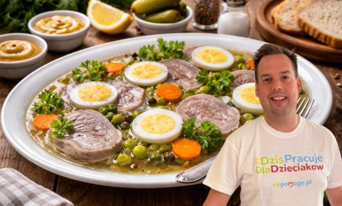 Przepis Jakuba Kuronia na ozorki w galarecie