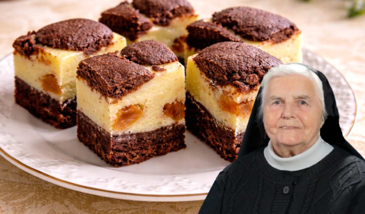 Przepis siostry Anieli na sernik łaciaty