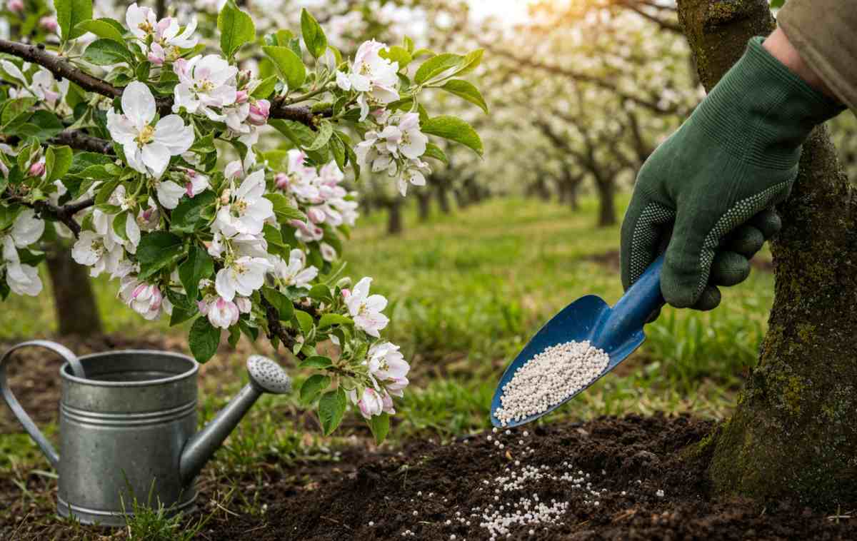 nawożenie drzew owocowych wiosną