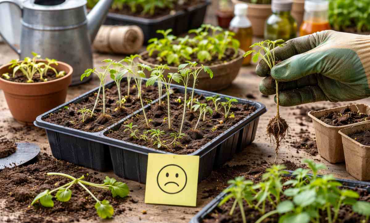 błędy przy produkcji rozsad