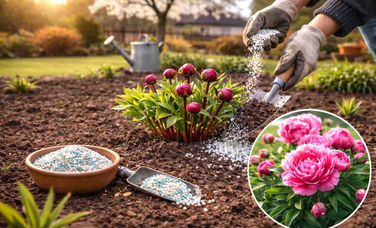 wiosenne nawożenie piwonii