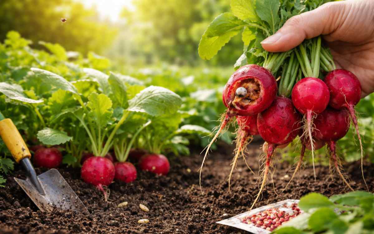 jak uniknąć robaczywych rzodkiewek