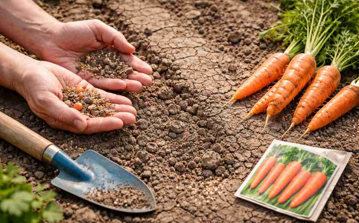 marchew nie wschodzi