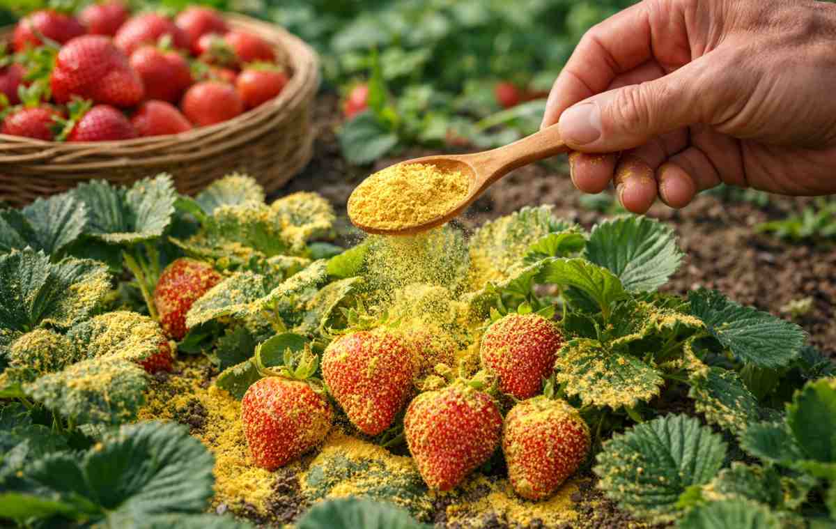 musztarda w proszku na truskawki