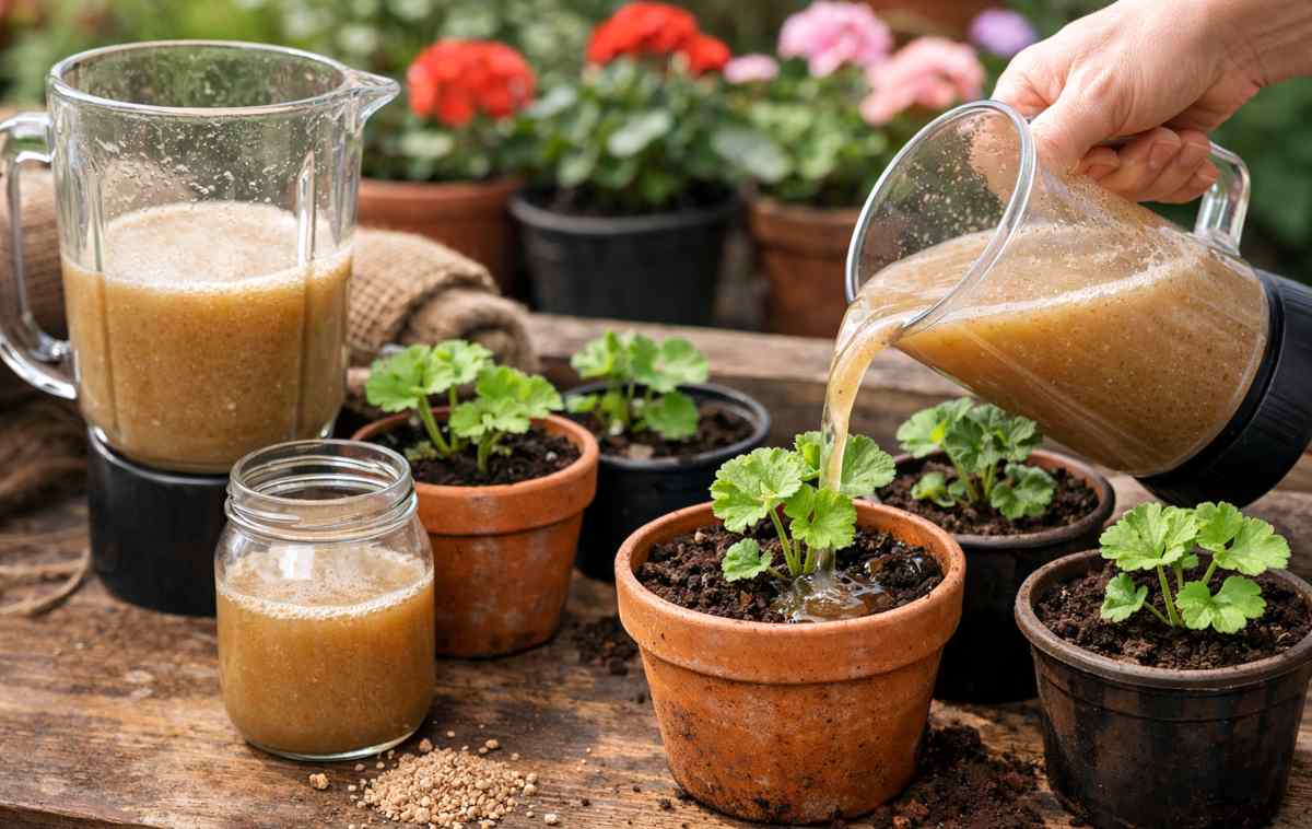 podlej sadzonki pelargonii już w połowie marca