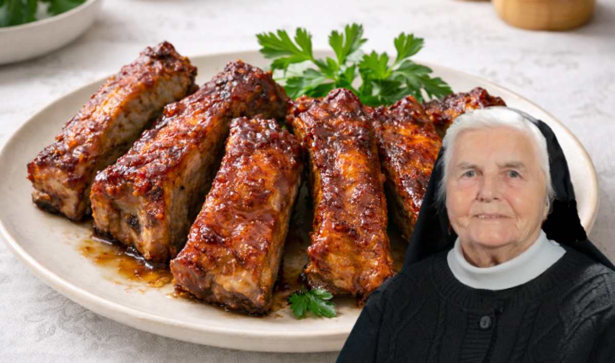 przepis Siostry Anieli na żeberka w miodzie