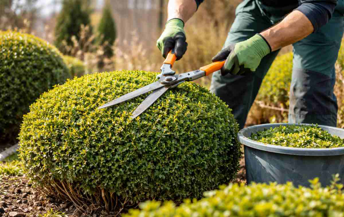 przycinanie bukszpanu
