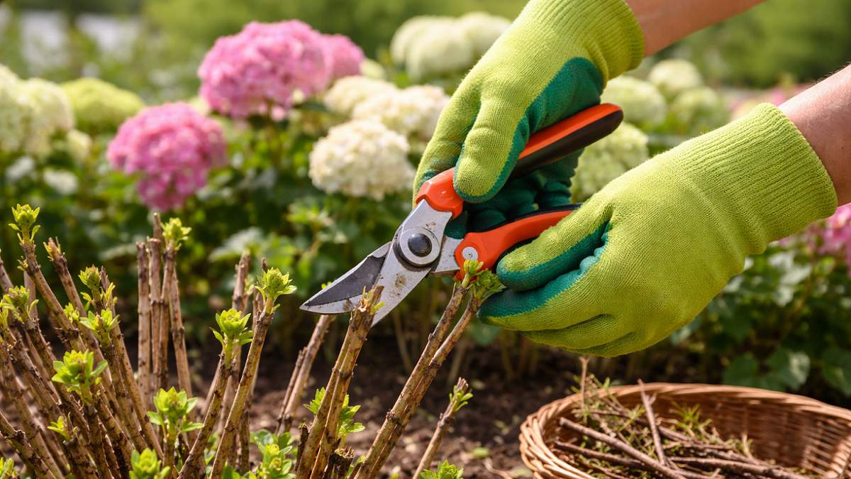 przycinanie hortensji