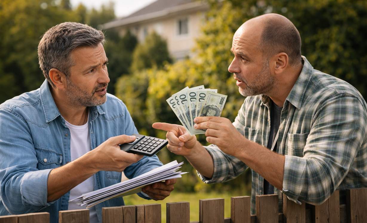 Sąsiad zapuka do drzwi i zażąda pieniędzy