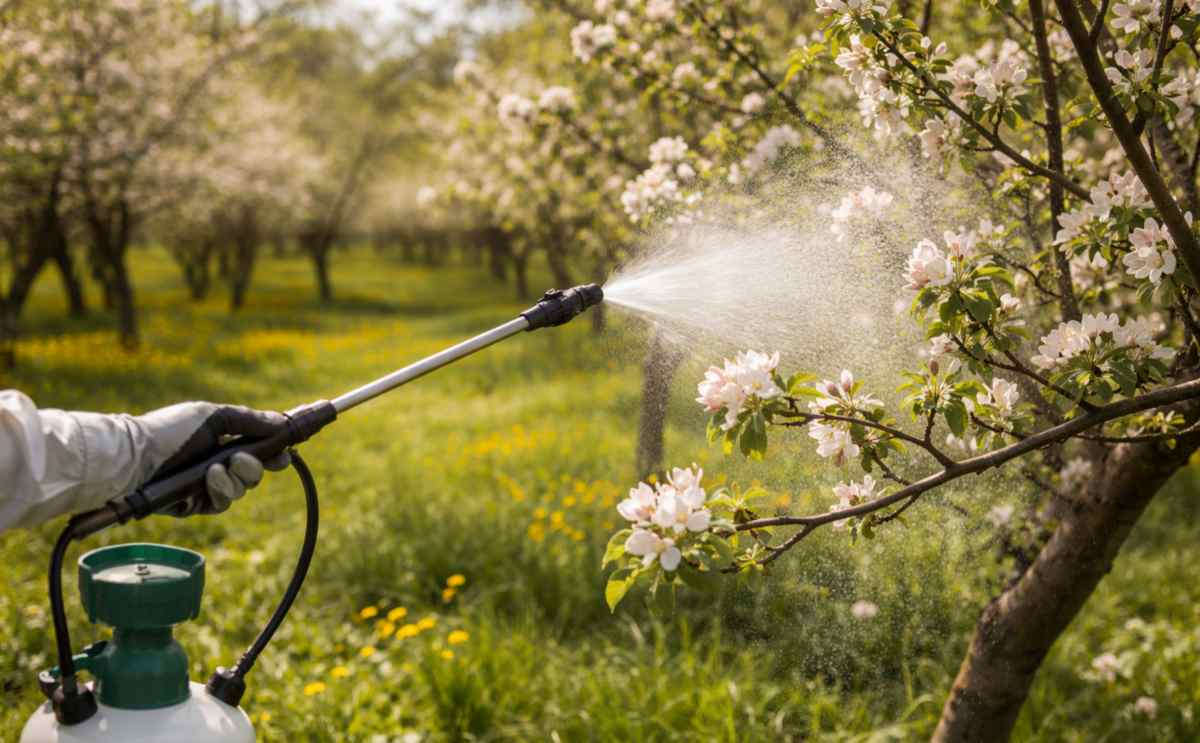 oprysk drzew owocowych