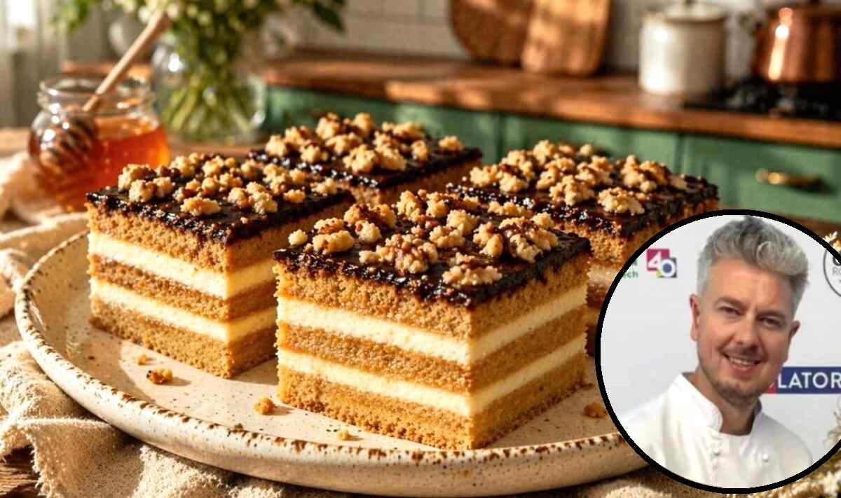 Przepis Dariusza Barygi na miodownik z czekoladą