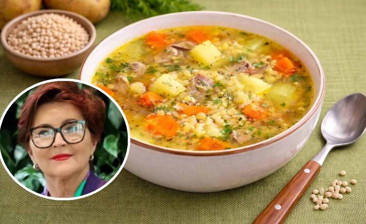 Przepis Jolanty Kwaśniewskiej na krupnik