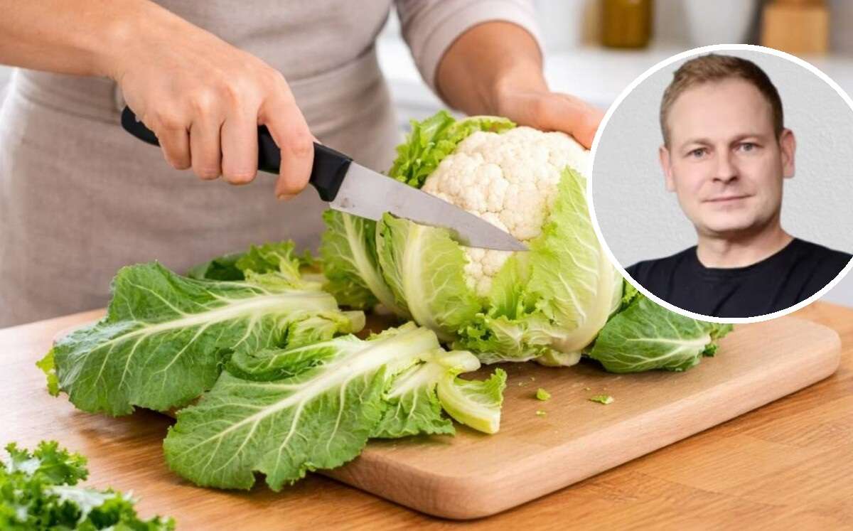 Przepis Piotra Ogińskiego na zupę z liśćmi kalafiora