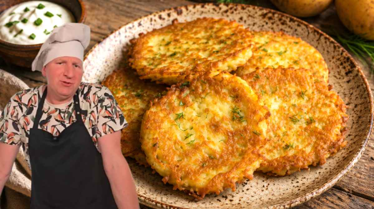 Przepis Remigiusza Rączki na placki ziemniaczane