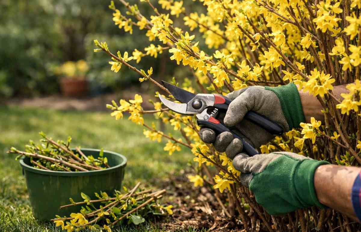 przycinanie forsycji